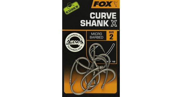FOX - Háčiky Edges Curve Shank X Hooks 10 ks veľ. 2