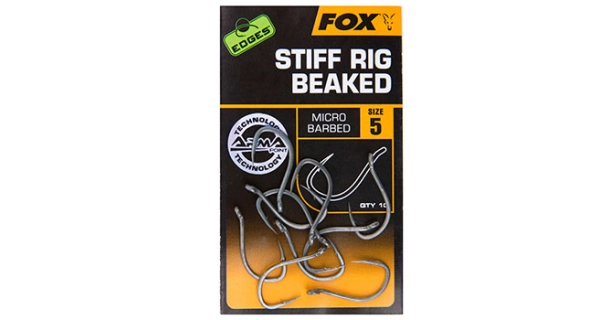 FOX - Háčiky Edges Stiff Rig Beaked Hooks veľ. 5 10 ks