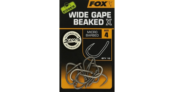 FOX - Háčiky Edges Wide Gape Beaked X Hooks veľ. 2 10 ks