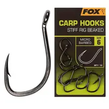 FOX - Háčiky Stiff Rig Beaked Carp veľ. 6 10 ks