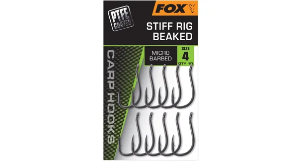 FOX - Háčiky Stiff Rig Beaked veľ. 6 10 ks