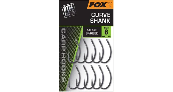 FOX - Hačky Curve Shank veľ. 8 10 ks