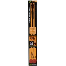FOX - Hotový náväzec Edges Curve Short Rigs veľ. 4 25 lb Camotex Semi Stiff 2 ks