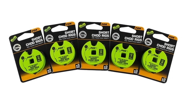 FOX - Hotový náväzec Edges Stiff Chod Rig Short 6 25 lb 3 ks
