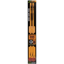 FOX - Hotový náväzec Edges Wide Gape Rigs veľ. 8 20 lb Camotex Semi Stiff 2 ks