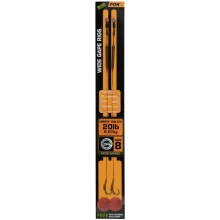 FOX - Hotový náväzec Edges Wide Gape Rigs veľ. 8 20 lb Camotex Semi Stiff 2 ks