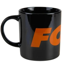 FOX - Hrnček Collection Ceramic Mug Black and Orange Logo 350 ml