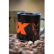 FOX - Hrnček Collection Ceramic Mug Black and Orange Logo 350 ml