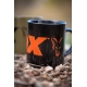 FOX - Hrnček Collection Ceramic Mug Black and Orange Logo 350 ml