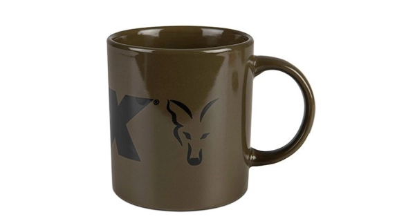 FOX - Hrnček Collection Ceramic Mug Green and Black Logo 350 ml