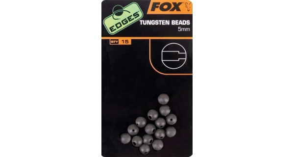 FOX - Korálky Edges Tungsten Beads 5 mm 15 ks