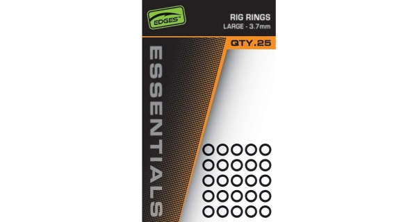 FOX - Krúžky Edges Essentials Rig Rings L 3,7 mm 25 ks