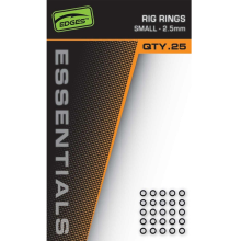 FOX - Krúžky Edges Essentials Rig Rings S 2,5 mm 25 ks