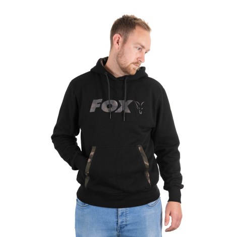 FOX - Mikina Black/Camo Hoody veľ. M