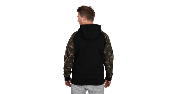 FOX - Mikina Black/Camo Raglan Hoody veľ. S