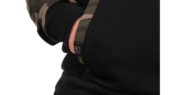 FOX - Mikina Black/Camo Raglan Hoody veľ. S