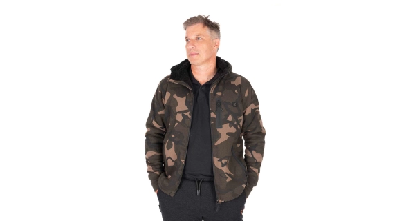 FOX - Mikina Camo Full Zip Prem Sherpa 310 Hoodie veľ. 3XL