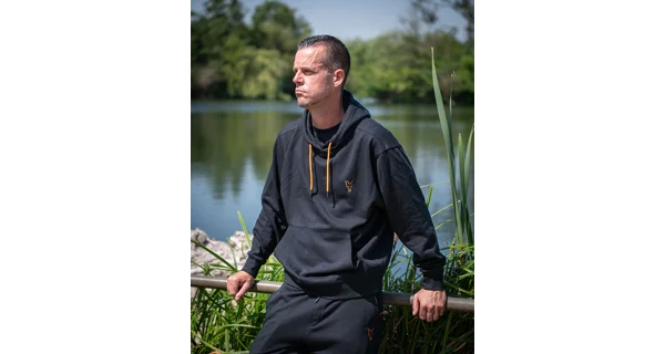 FOX - Mikina Classic Hoody Black & Orange veľ. 2XL