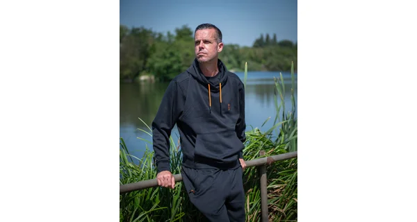 FOX - Mikina Classic Hoody Black & Orange veľ. L