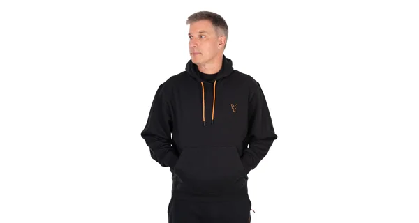 FOX - Mikina Classic Hoody Black & Orange veľ. XL