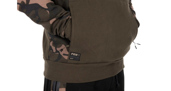 FOX - Mikina Kaki Camo Pullover Premium 310 Hoodie veľ. S