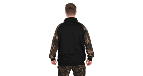 FOX - Mikina LW Black Camo QTR Zip veľ. 3XL