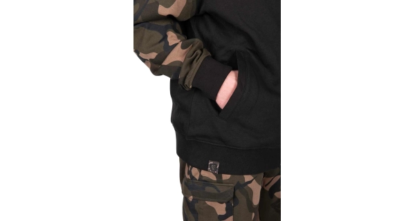 FOX - Mikina LW Black Camo Split Zip Hoody veľ. S