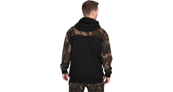 FOX - Mikina LW Black Camo Split Zip Hoody veľ. S