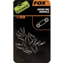 FOX - Mikro stavce Edges Micro Rig Swivels 20 ks