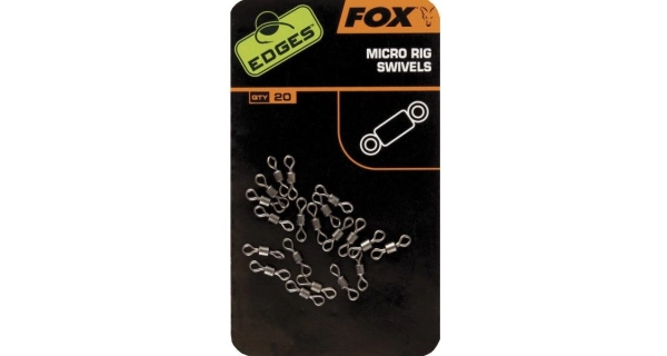 FOX - Mikro stavce Edges Micro Rig Swivels 20 ks
