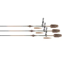 FOX - Montáž Edges Leadcore Heli-Clip Rigs Camo 50 lb 3 ks