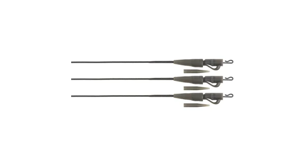 FOX - Montáž Edges Naturals Leadcore Lead Clip Leaders 50 lb 75 cm 3 ks