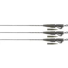 FOX - Montáž Edges Naturals Submerge Lead Clip Leaders 30 lb 75 cm 3 ks