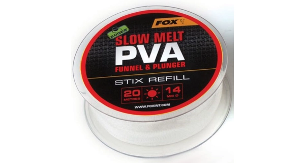FOX - Náhradná PVA pančucha Edges PVA Mesh Refills Slow Melt Stix 14 mm 20 m