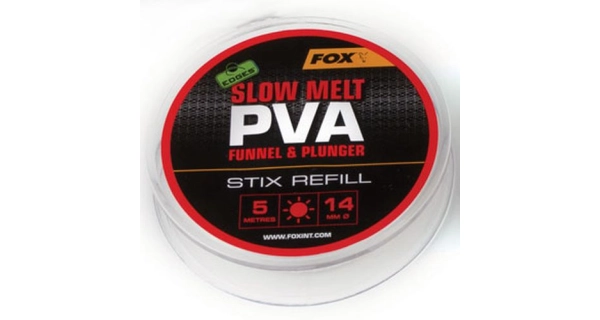 FOX - Náhradné PVA pančucha Edges PVA Mesh Refills Slow Melt Stix 14 mm 5 m