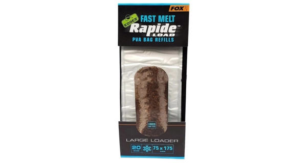 FOX - Náhradné PVA vrecká Edges Rapide Load PVA Bag Fast Melt Refills 75 x 175 mm 20 ks