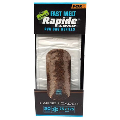 FOX - Náhradné PVA vrecká Edges Rapide Load PVA Bag Fast Melt Refills 75 x 175 mm 20 ks