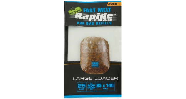 FOX - Náhradné PVA vrecká Edges Rapide Load PVA Bag Fast Melt Refills 85 x 140 mm 25 ks