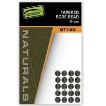 FOX - Nárazové guličky Edges Naturals Tapered Bore Bead 5 mm 20 ks