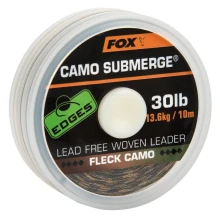 FOX - Náväzcová šnúra Edges Submerge Fleck Camo Leader 30 lb 10 m