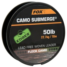 FOX - Náväzcová šnúra Edges Submerge Fleck Camo Leader 50 lb 10 m