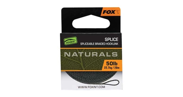 FOX - Náväzcová šnúrka Edge Naturals Splice Hooklenght 50 lb 20 m