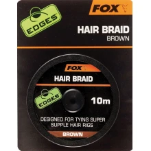 FOX - Náväzcová šnúrka Edges Hair Braid Brown 10 m