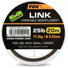 FOX - Náväzcový vlasec Edges Link Illusion Flurocarbon 20 m 0,53 mm 25 lb