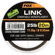 FOX - Náväzcový vlasec Edges Link Trans Khaki Mono 20 m 0,64 mm 35 lb