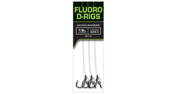 FOX - Náväzec Edges Carp Ready Rigs Fluoro D-Rig veľ. 6 3 ks