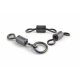 FOX - Obratlík Edges Flexi Ring Swivels veľ. 10 10 ks