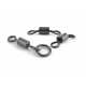 FOX - Obratlík Edges Flexi Ring Swivels veľ. 7 10 ks