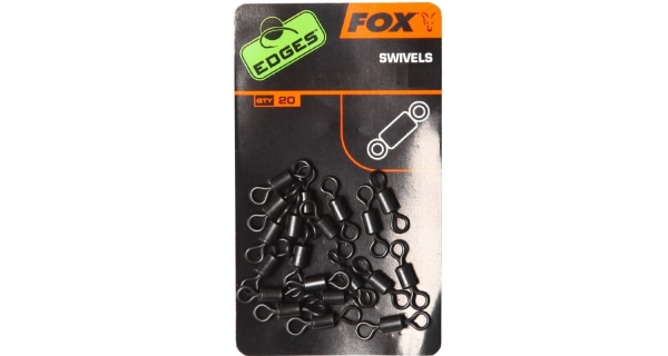FOX - Obratlík Edges Rig Swivels veľ. 10 20 ks