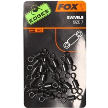 FOX - Obratlík EDGES Swivels veľ. 7 20 ks